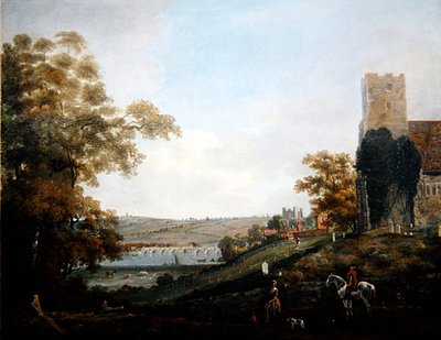 Rochester från Banks of the Medway av John Laporte