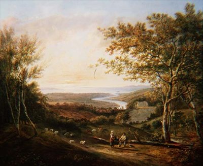 Utsikt över Wye Valley av John Laporte