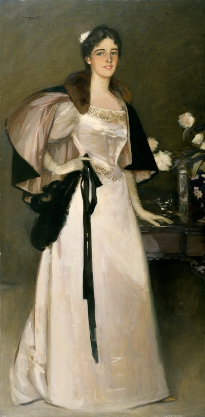 Porträtt av fröken Mary Burrell av John Lavery