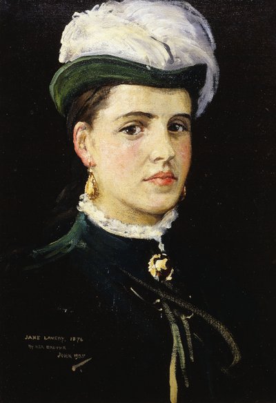 Postumt porträtt av Jane Lavery av John Lavery
