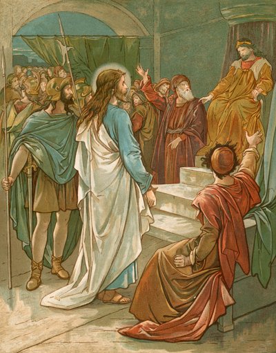 Jesus foran Pilateswed av John Lawson