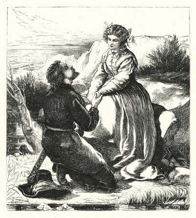 Kärlekskalender (gravyr) av John Lawson