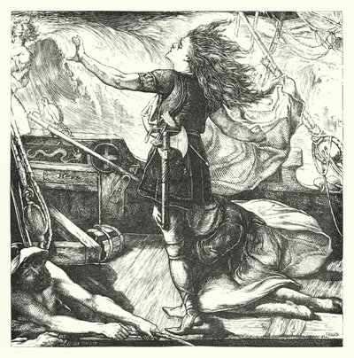 The Death of King Warwolf (gravyr) av John Lawson