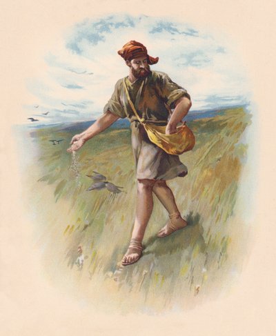 Såningsmannen (färglitografi) av John Lawson