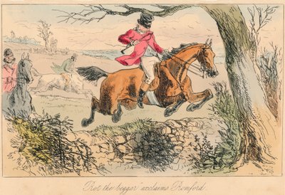 "Rot the begar exclaims Romford", 1865. Artister: John Leech, Hablot Knight Browne. av John Leech, Hablot Knight Browne