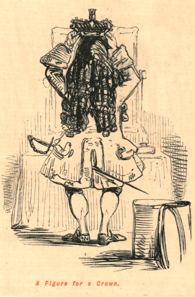 En figur för en krona, 1897. av John Leech