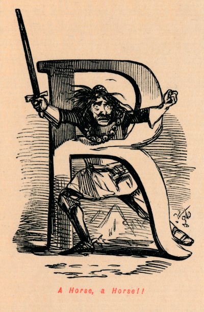 En häst, en häst! !, av John Leech
