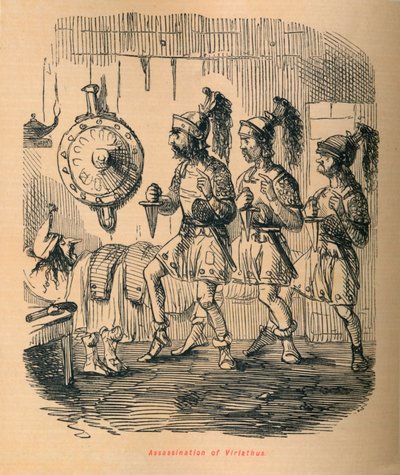 Mordet på Viriathus, 1852 av John Leech