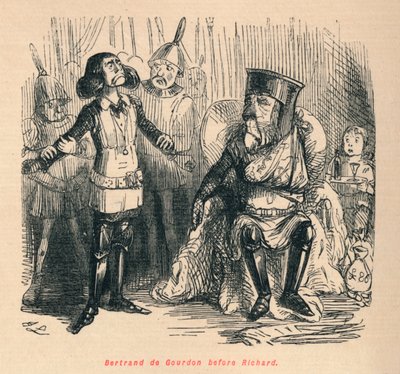 Bertrand de Gourdon före Richard, c1860, c1860 av John Leech