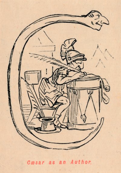 Caesar som författare, 1852 av John Leech