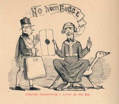 Ethelred skickade ett brev av sin Son, c1860, c1860 av John Leech