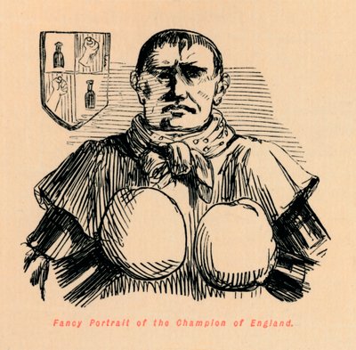 Fancy porträtt av mästaren i England, c1860, c1860 av John Leech