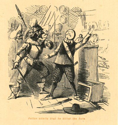 Felton erkänner att han dödade hertigen 1897. av John Leech