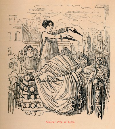 Sullas begravningshög, 1852 av John Leech