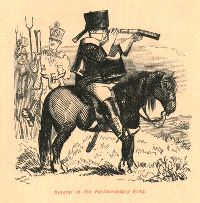 General i den parlamentariska armén, 1897. av John Leech
