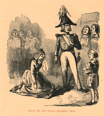 Henrik VII. och Perkin Warbecks fru, 1897. av John Leech