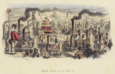 Hyde Park som det kommer att bli av John Leech