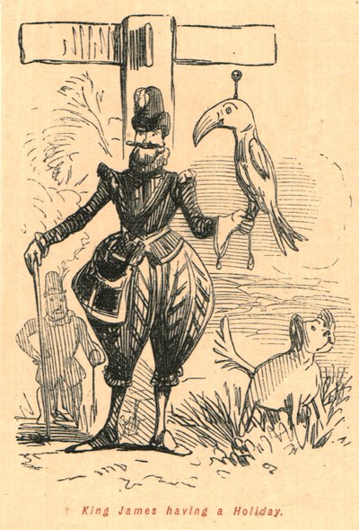 King James har semester, 1897. av John Leech