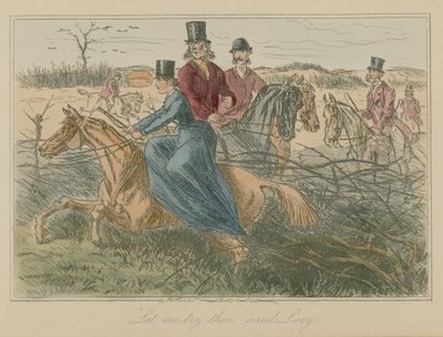 Låt mig försöka, sa Lucy. av John Leech