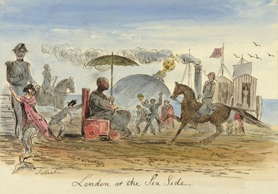 London vid havet, pub.1844 av John Leech