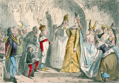 Äktenskap mellan Henrik den sjätte och Margareta av Anjou av John Leech
