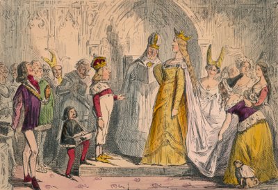 Äktenskap mellan Henrik den sjätte och Margareta av Anjou, 1850 av John Leech
