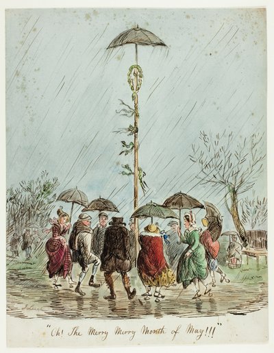 åh! Den glada, glada majmånaden!!! av John Leech