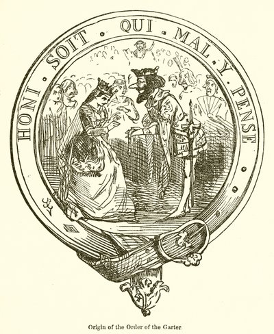 Ursprunget till Strumpebandsorden av John Leech