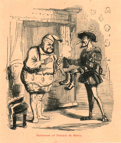 Franciskus artighet till Henry, 1897. av John Leech