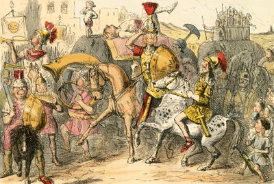 Ua taunuu Pyrrhus i Italia ma lana vaega ua faaipoipo av John Leech