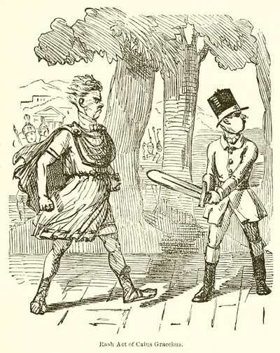 Utslag Act av Caius Gracchus av John Leech