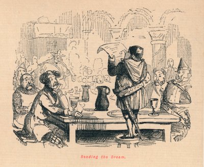 Reading the Dream, c1860, c1860 av John Leech