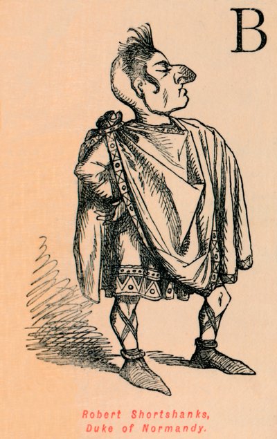 Robert Shortshanks, hertig av Normandie, c1860, c1860 av John Leech