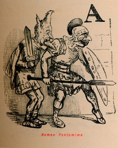 Roman Pantomime, 1852 av John Leech