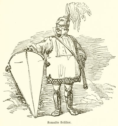 Samnite-soldat av John Leech