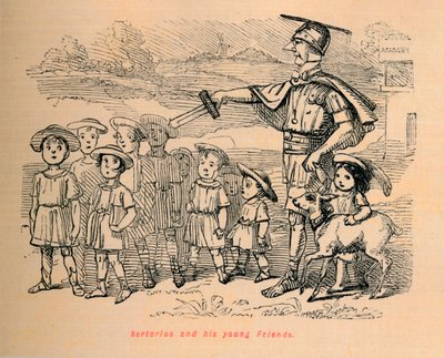 Sertorius och hans unga vänner, 1852 av John Leech