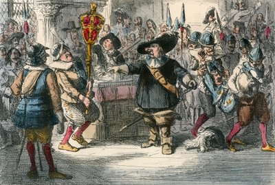 Ta bort den där Bauble Cromwell som upplöser det långa parlamentet av John Leech