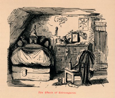 Extravagansens effekter, c1860, c1860 av John Leech