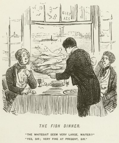 Fiskmiddagen av John Leech
