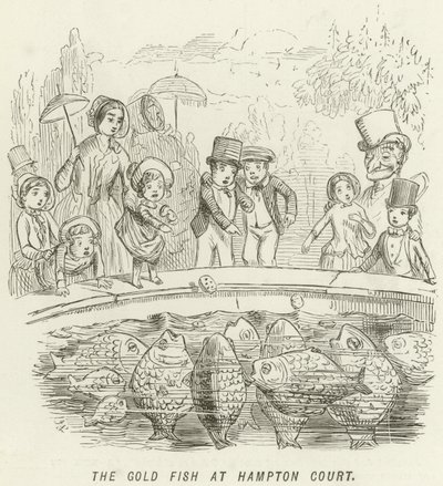 Guldfisken på Hampton Court av John Leech