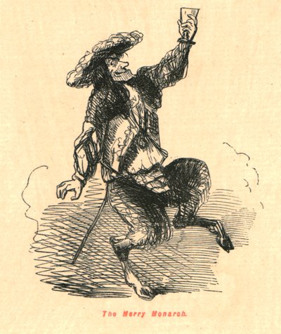 Den glada monarken, 1897. av John Leech