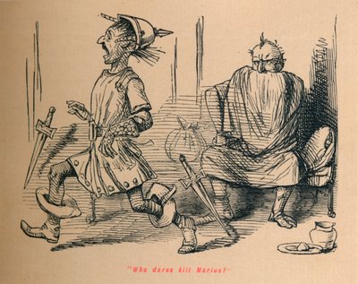 Vem vågar döda Marius, 1852 av John Leech