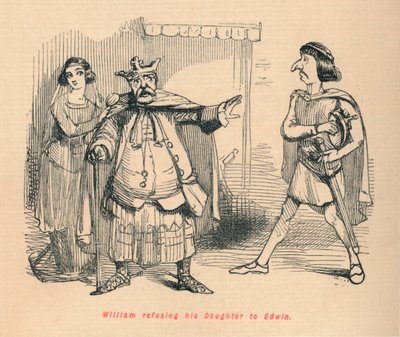 William vägrar sin dotter till Edwin, c1860, c1860 av John Leech
