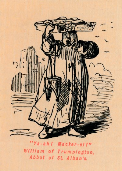 Ja-ah! Makrill! William av Trumpington, abbot av St. Albans, av John Leech