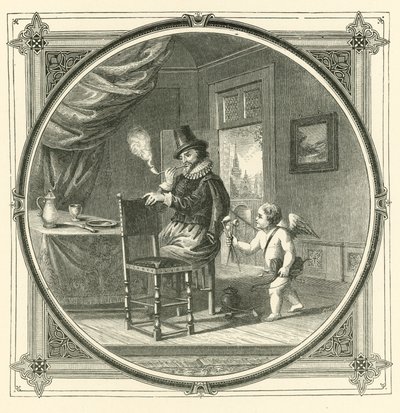 Smoke is the food of lovers (gravyr) av John Leighton