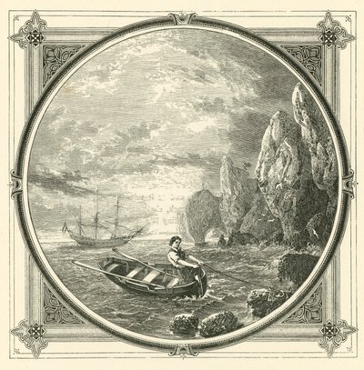 Medan vi ritar, dras vi (gravyr) av John Leighton