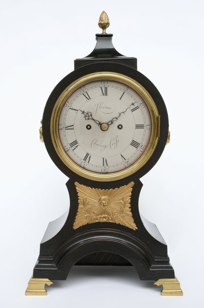 Ballongklocka, ca 1760 (mässing och eboniserat fruktträ) av John Leroux