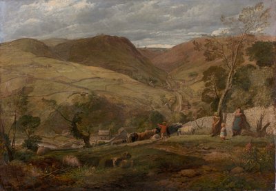 Hanson Toot, View in Dovedale av John Linnell