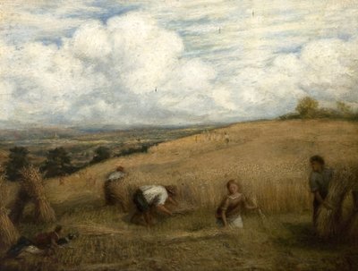 Skörd, 1857 av John Linnell