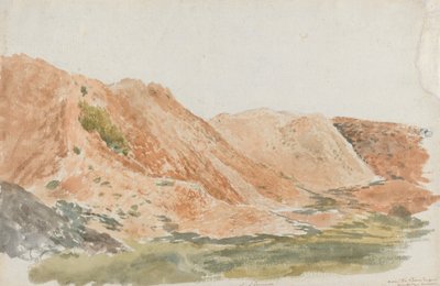 Stenbrott nära Ironbridge (Earthworks, Cambridge Terrace) av John Linnell